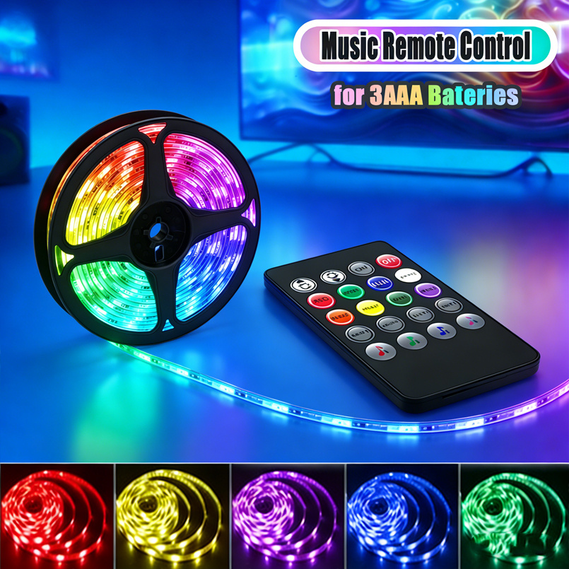 Musical Instrument Tuba - 5V LED Strip Lights Dimmable Color-Changing