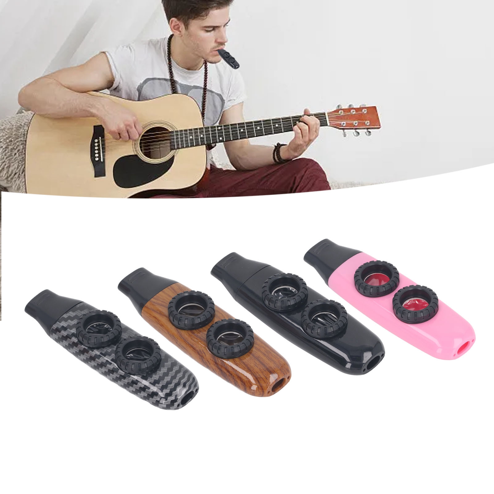 Musical Instrument Kazoo - Kazoo Flute Dual Hole Flute Adjustable