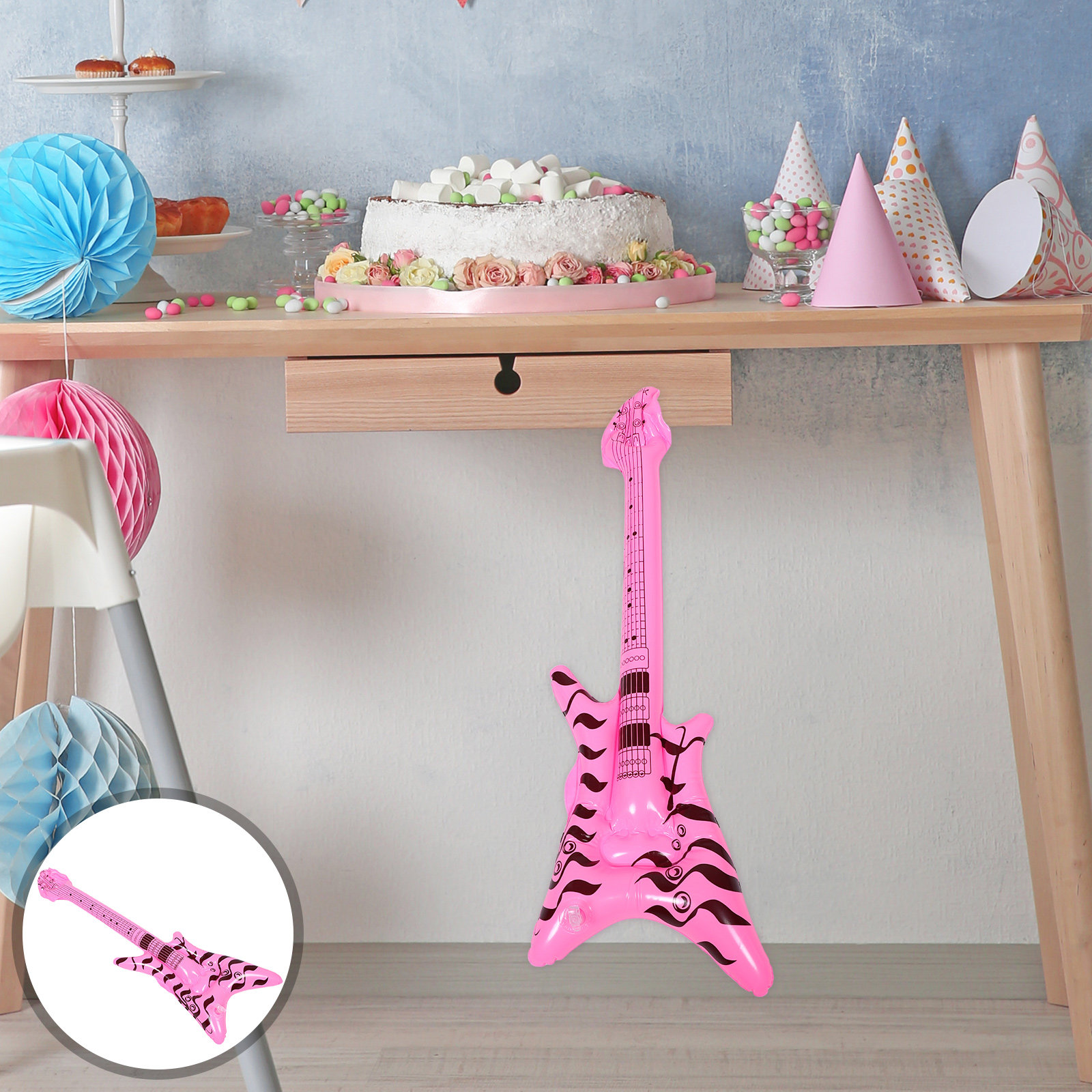 Musical Instrument You Blow - Inflatable Guitar Rock and Roll Party