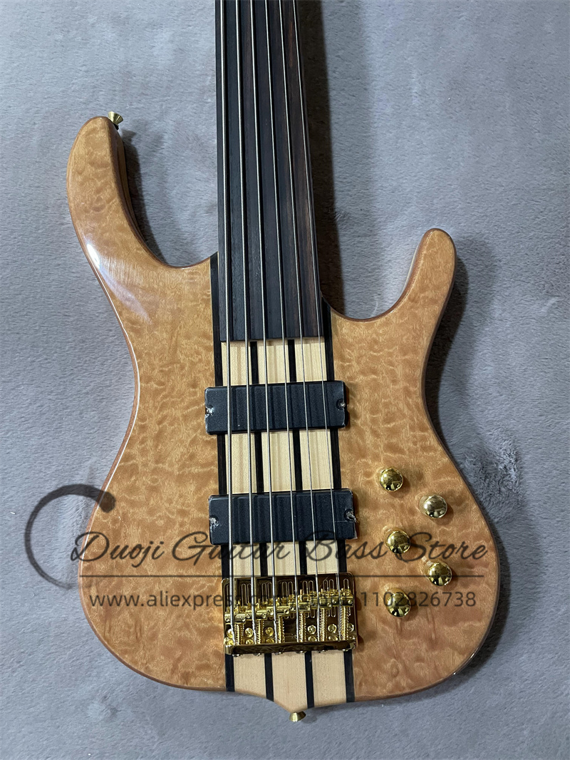 6 Strings bass guitar Fretless - Bass Guitar Fretless 评论和价格