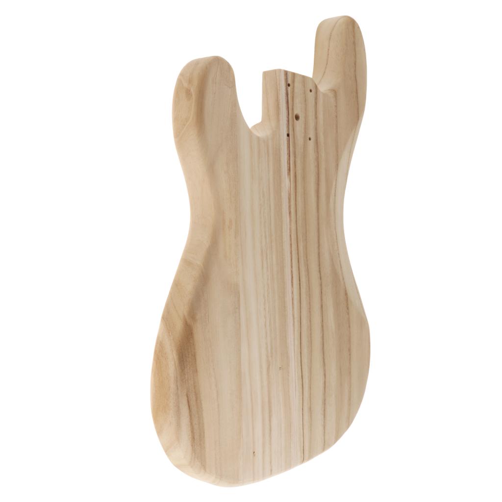 Bass Guitar Body Unfinished Ma - Bass Guitar Fretless 评论和价格
