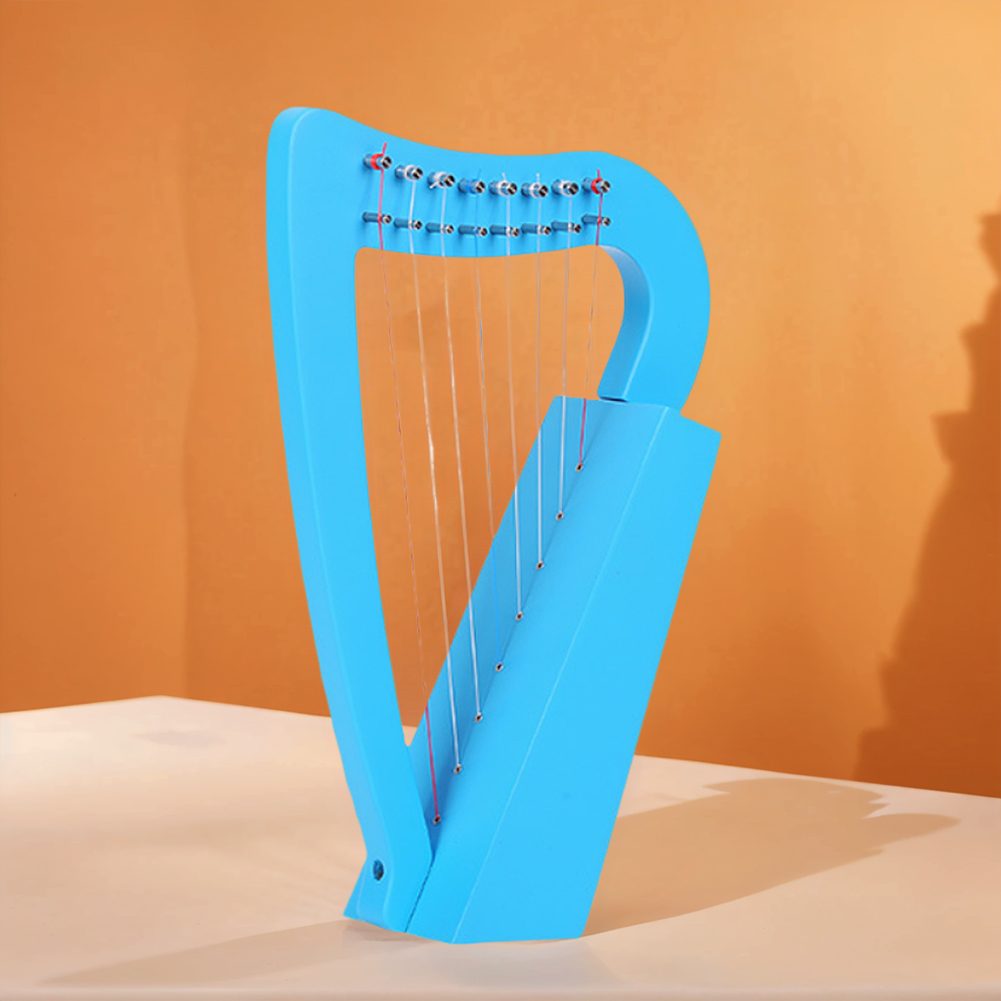 8 Strings Lyre Harp Solid Wood - Musical Instrument Lyre 评论和价格