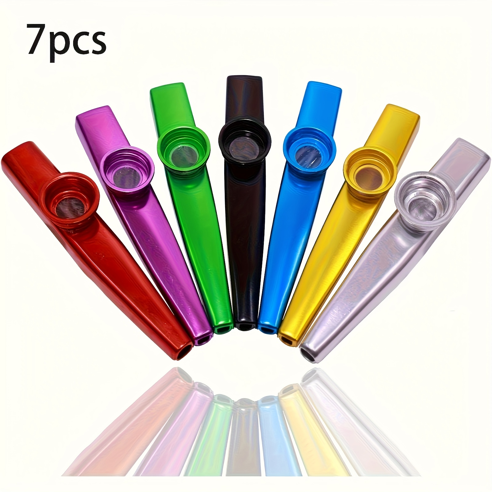7pcs Metal Kazoos Simple Desig - Musical Instrument Kazoo 评论和价格