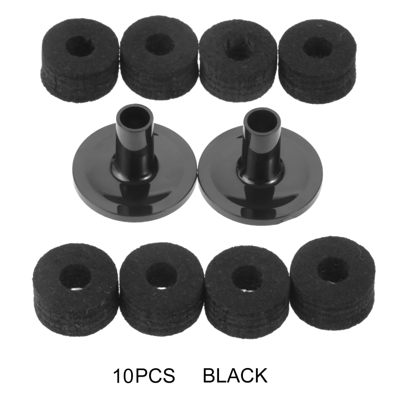 8 Pcs Cymbal Stand Felt Washer - Musical Instrument Long 评论和价格