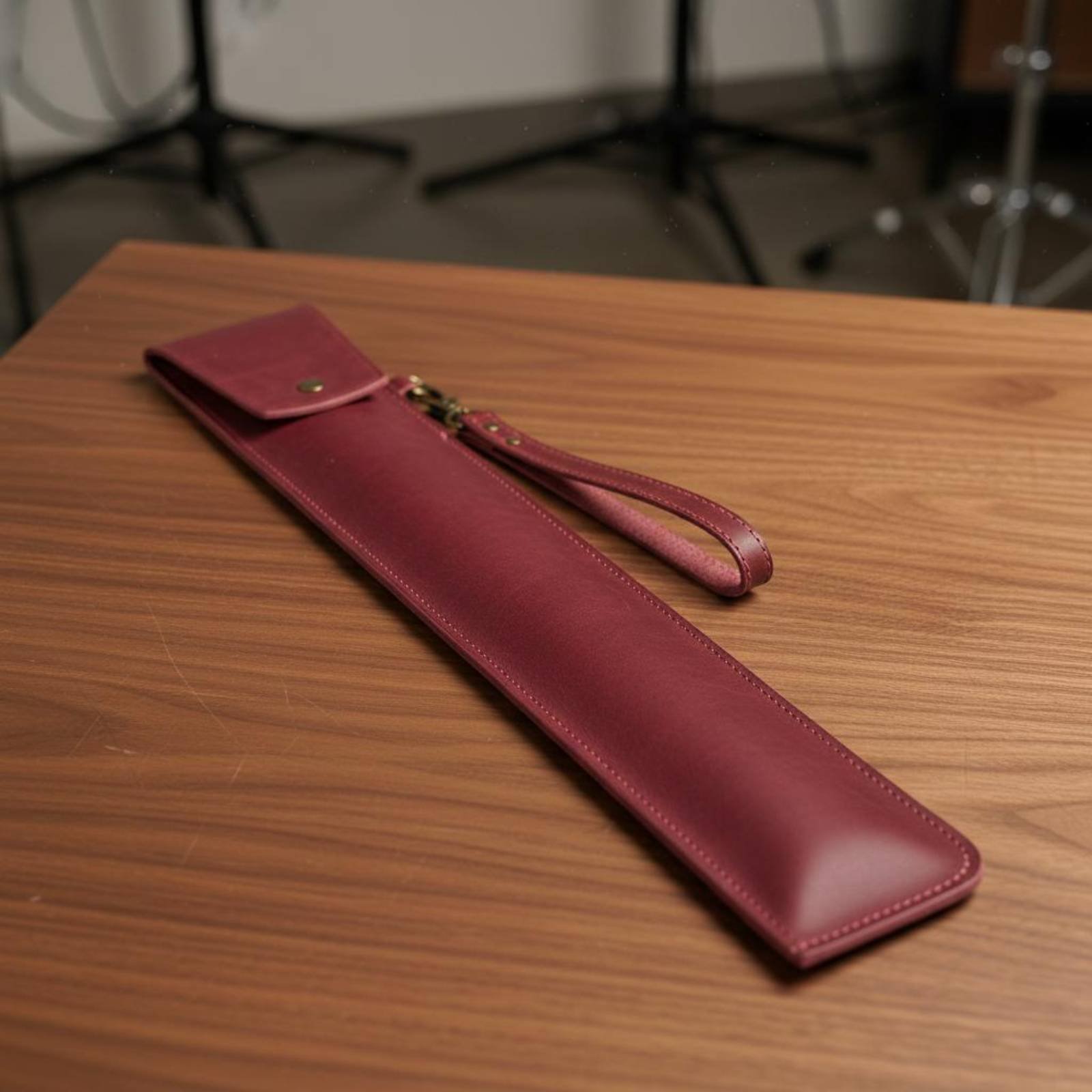Leather Drumstick Bag Long-Las - Musical Instrument Long 评论和价格