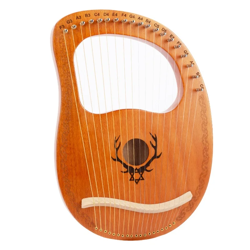 19 Strings Lyre Harp Mahogany  - Musical Instrument Lyre 评论和价格
