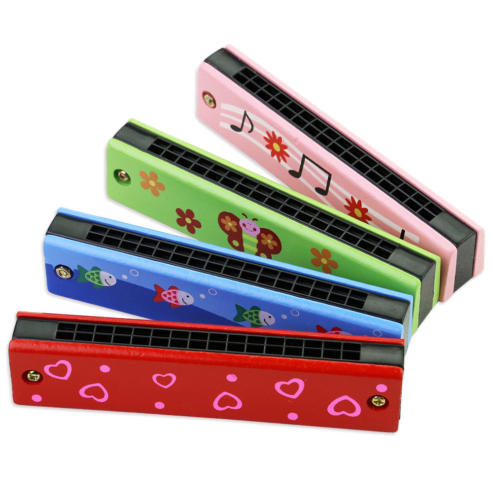 Children's Harmonica, Wooden M - Musical Instrument You Blow 评论和价格