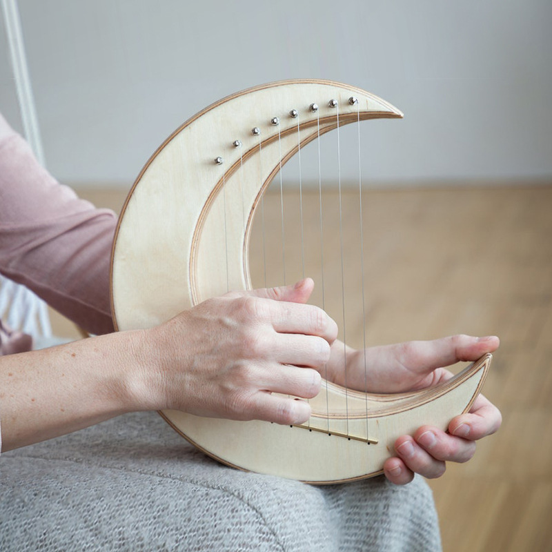 Portable Harp 15-string Lyre B - Musical Instrument Lyre 评论和价格