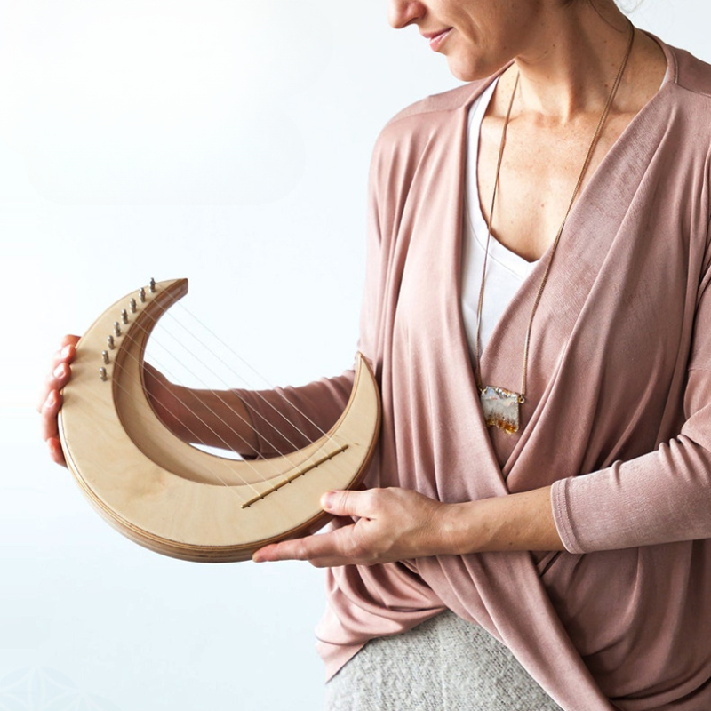 Portable Harp 15-string Lyre B - Musical Instrument Lyre 评论和价格