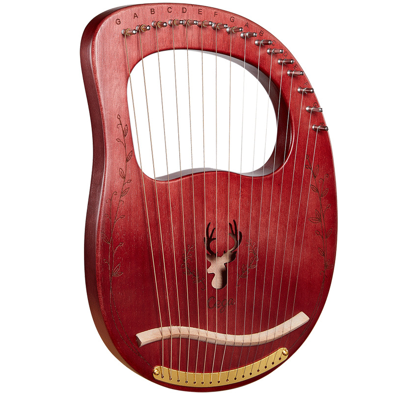16 Strings Lyre Harp Mahogany  - Musical Instrument Lyre 评论和价格