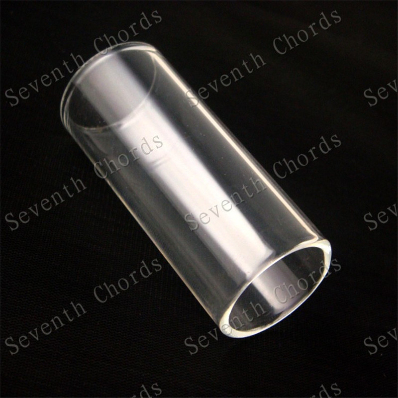 1Pcs Glass Guitar Slide Crysta - Musical Instrument Long 评论和价格