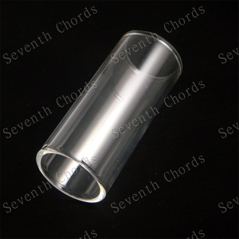 1Pcs Glass Guitar Slide Crysta - Musical Instrument Long 评论和价格