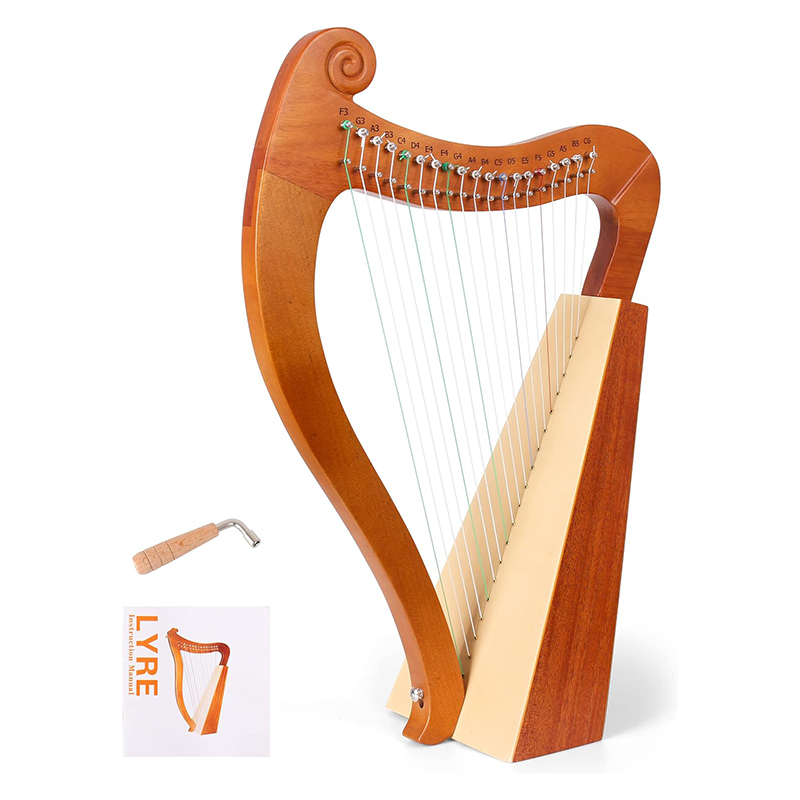 15 19 String Mini Harp Lyre Pi - Musical Instrument Lyre 评论和价格