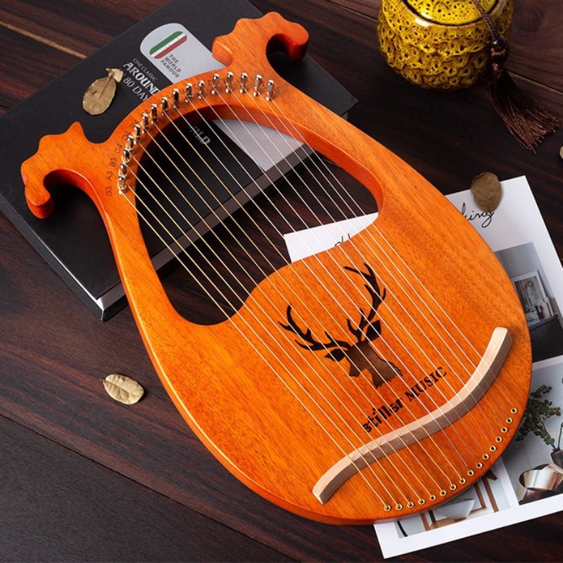 Antlers 16-tone lyre 16-string - Musical Instrument Lyre 评论和价格