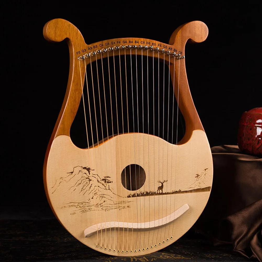 High Quality 19 String Lyre Ha - Musical Instrument Lyre 评论和价格