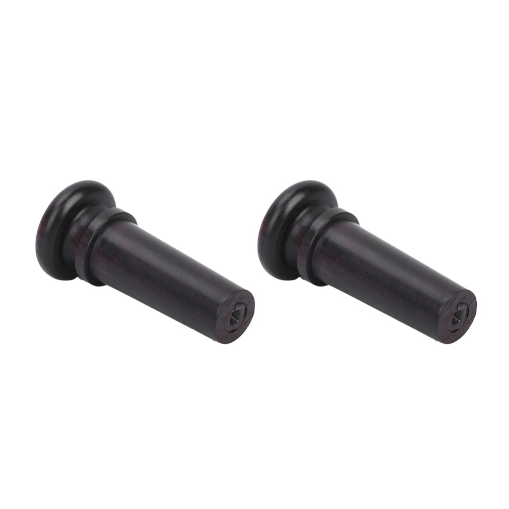 2PCS Ebony Violin Tail Endpin  - Musical Instrument Ending In A 评论和价格