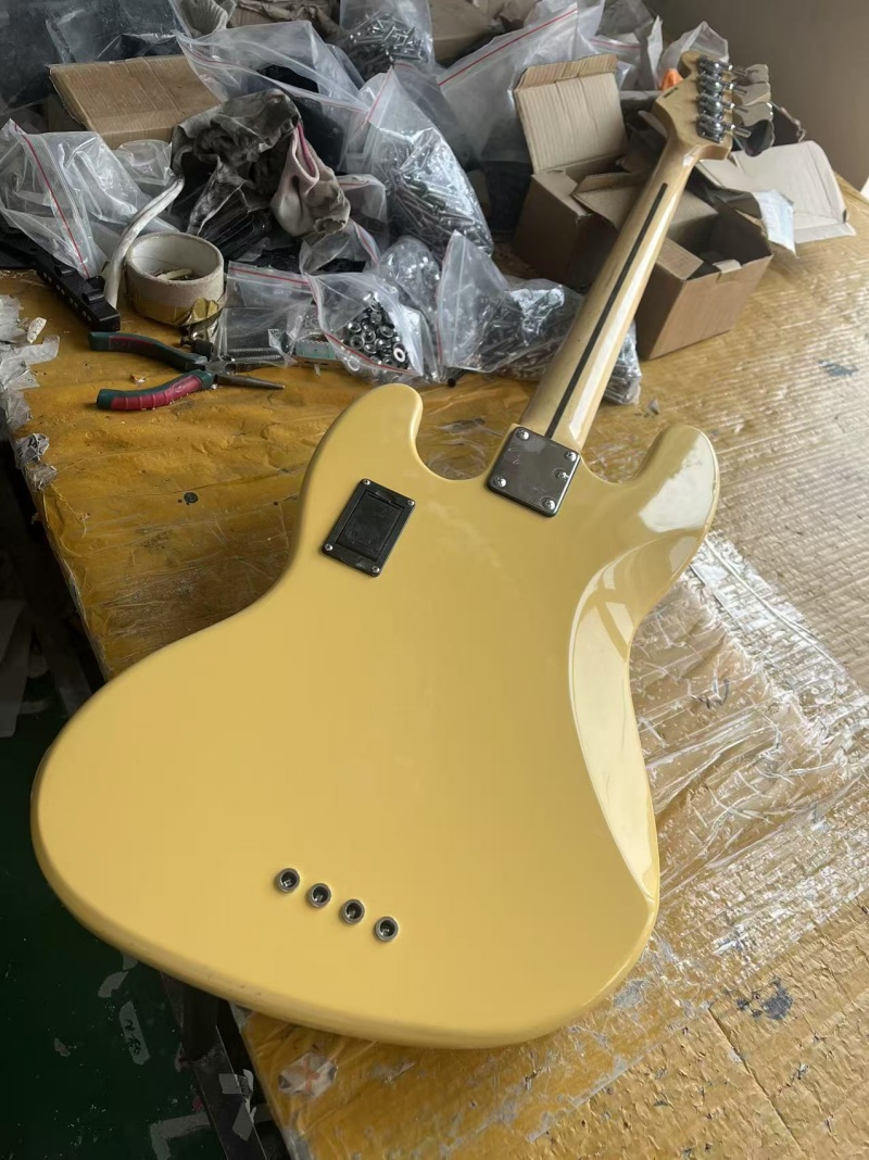 Custom 4-string electric bass, - Bass Guitar Fretless 评论和价格